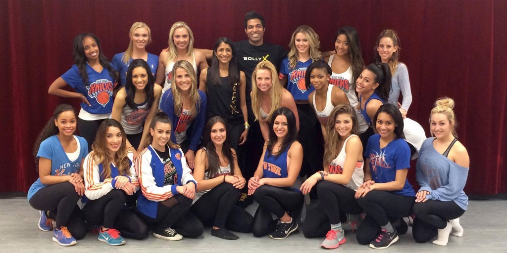 Knicks City Dancers and BollyX